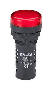 HIM SIGN.SIJALICA CRVENA 220VV