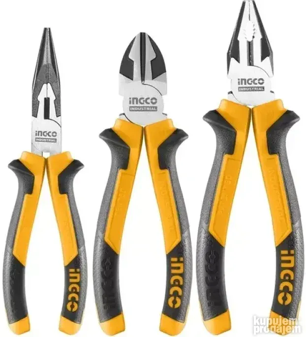 HKPS28318 SET KLEŠTA 3kom INDU